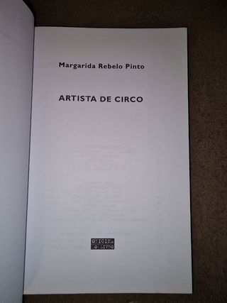 A Artista de Circo de Margarida Rebelo