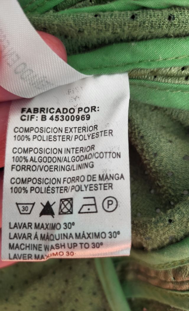 Cazadora verde entretiempo Rever Mile 52 REBAJADO