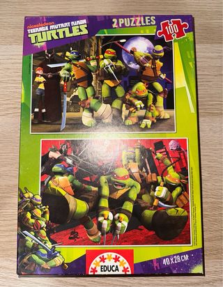 Puzzle doble tortugas ninja 100 piezas