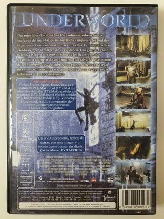 Underworld (2003) COMO NUEVO + GUÍA 📽 🎬 🍿