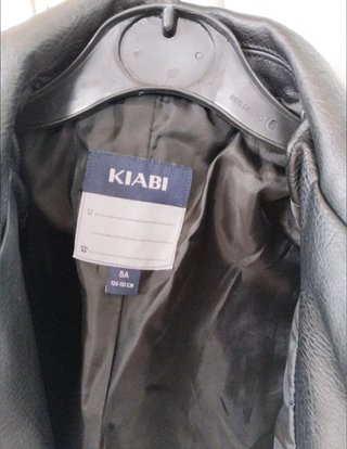 Chaqueta cuero niña