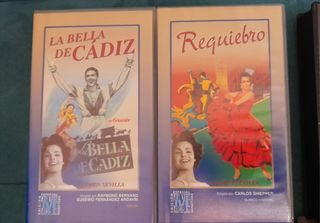 6×5€,6 PELICULAS ANTIGUAS VHS,CARMEN SEVILLA...