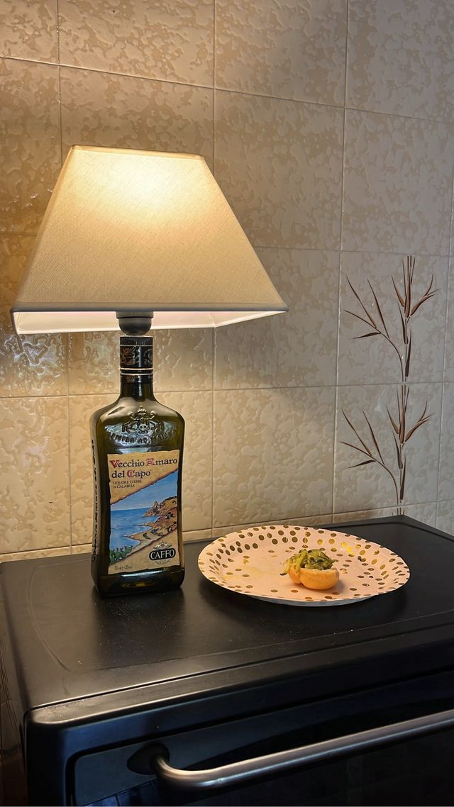 Lampada bottiglia amaro del capo