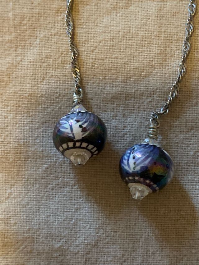 Collana e orecchini in argento