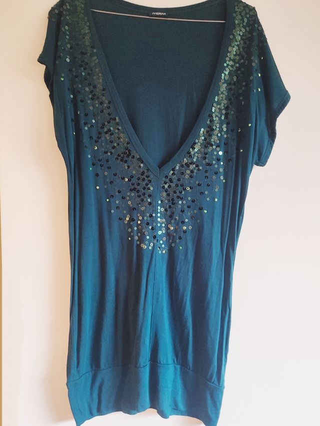 Motivi maglia lunga con paillettes