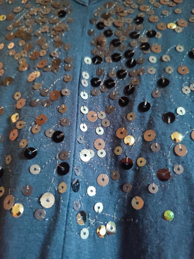 Motivi maglia lunga con paillettes