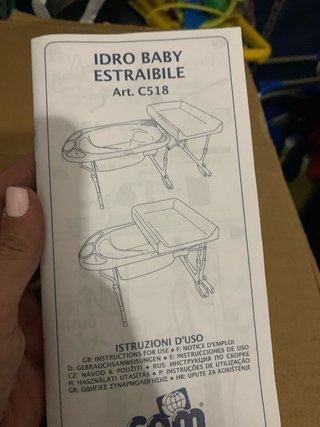 Bañera cambiador adaptable