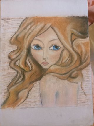Lámina rostro chica