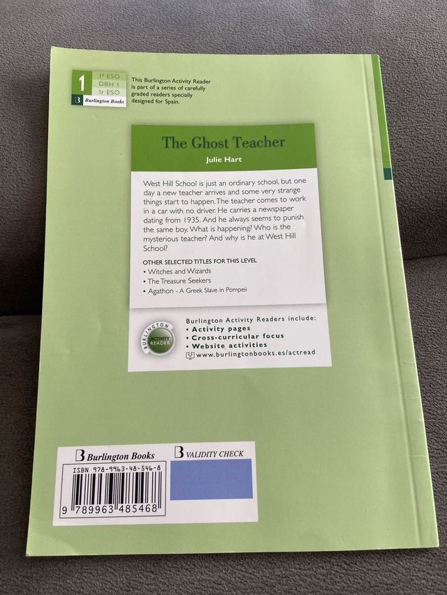 Libro lectura ingles