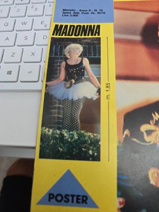 Madonna il posterone 1987 Speciale Italia