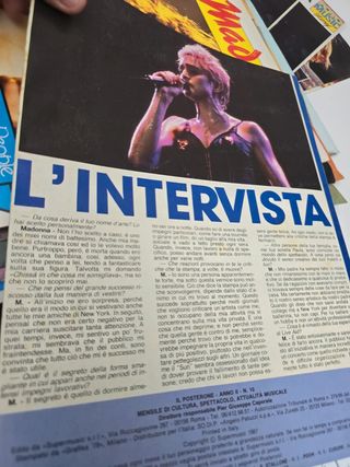 Madonna il posterone 1987 Speciale Italia
