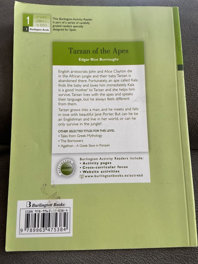 Libro lectura ingles