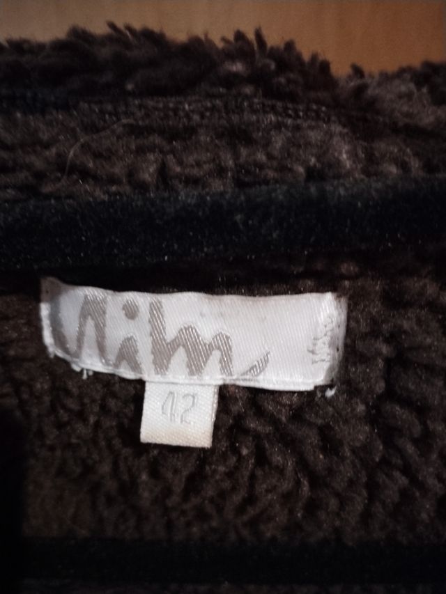 Abrigo borrego marrón