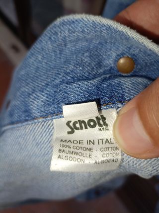 Giubbino jeans Schott vintage