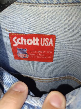 Giubbino jeans Schott vintage