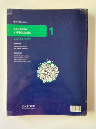 Libro BIOLOGÍA Y GEOLOGÍA 1º Bachillerato