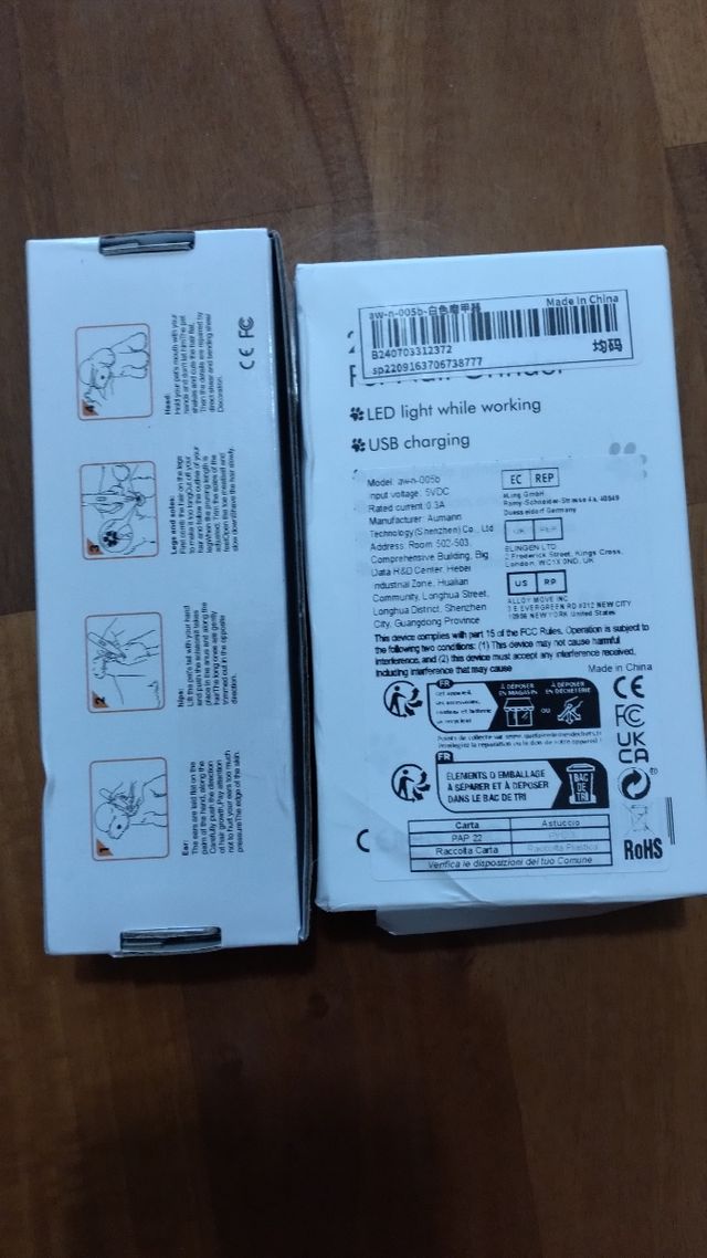 Set pedicure per cani 