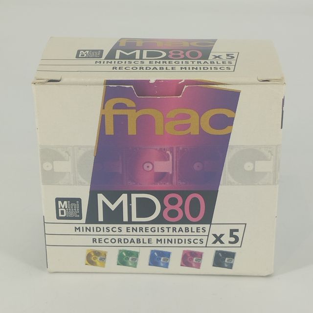 Caja 5 unidades minidisc