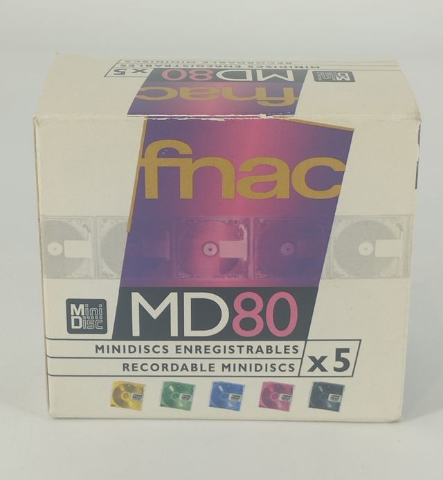 Caja 5 unidades minidisc