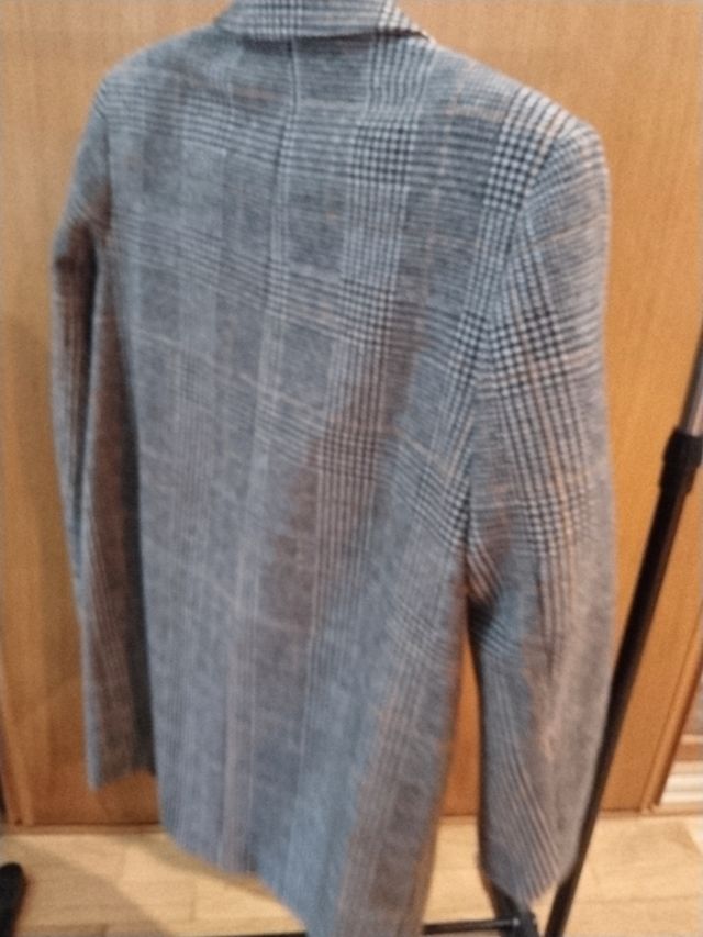 Chaqueta de lana cuadros