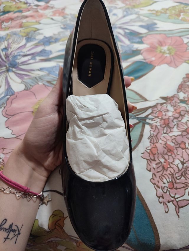 Zapatos zara tacón metacrilato