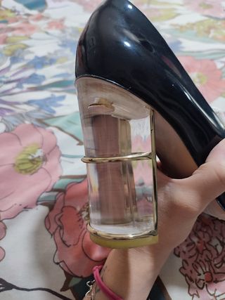 Zapatos zara tacón metacrilato