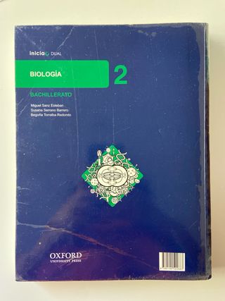 Libro BIOLOGÍA 2º Bachillerato