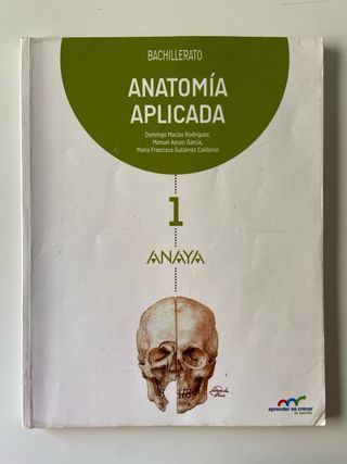 Libro ANATOMÍA APLICADA 1º Bachillerato