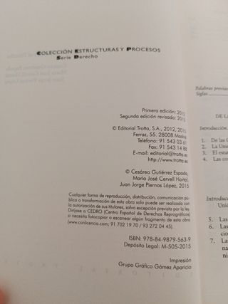 La Unión Europea y su derecho