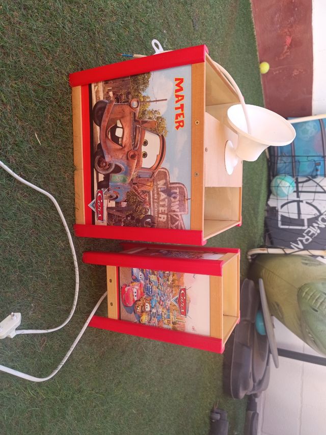 Juego de Lámparas infantil Cars