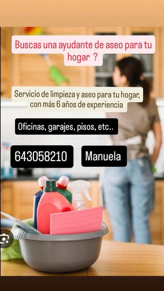 Auxiliar de limpieza