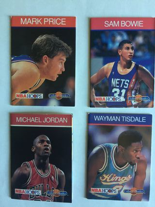 MICHAEL JORDAN NBA HOOPS 1990 +15 CROMOS NBA 1990