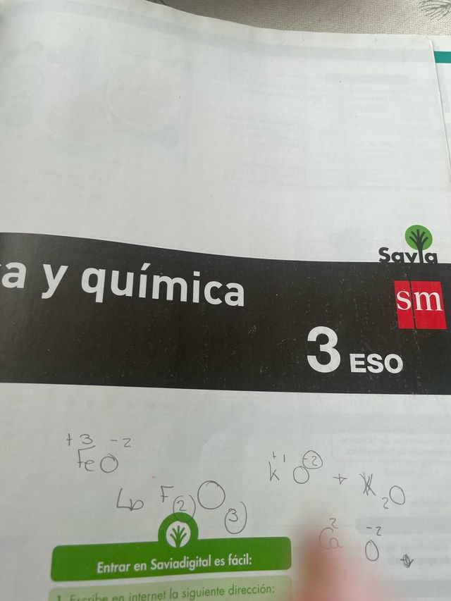 Libro fisica y quimica 3 eso sm