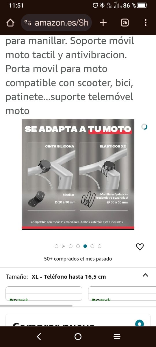 Soporte para móvil