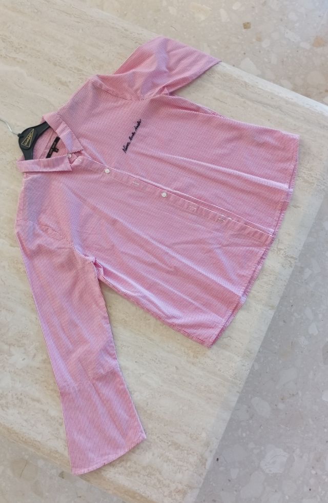 Camisa manga larga a rayas