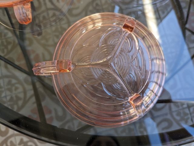 Platos inviduales de cristal