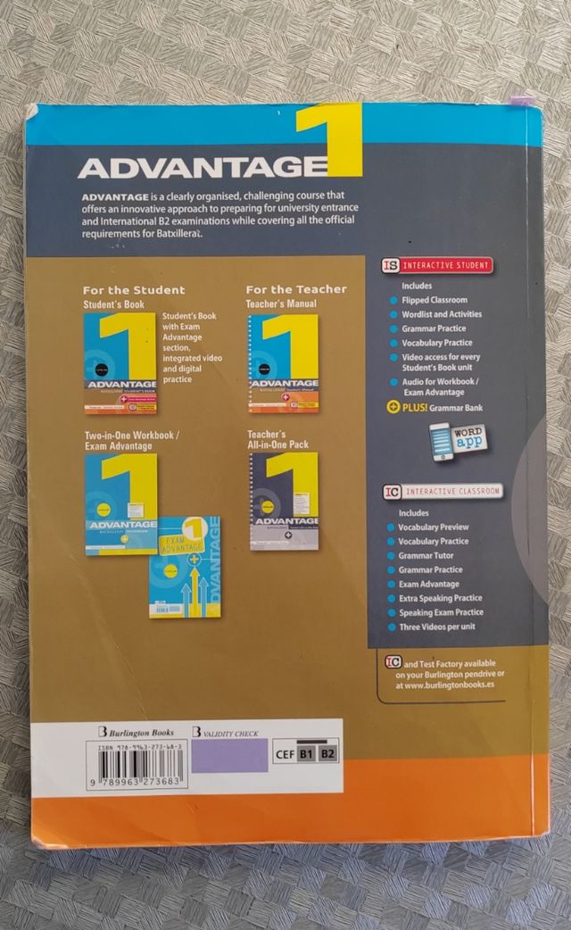 Libros workbook y students