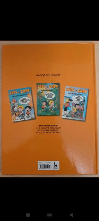 Cómic Zipi y Zape: El laboratorio secreto.