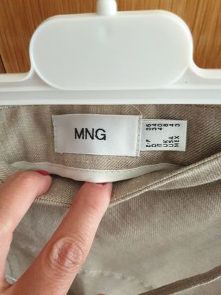 Falda larga Mango
