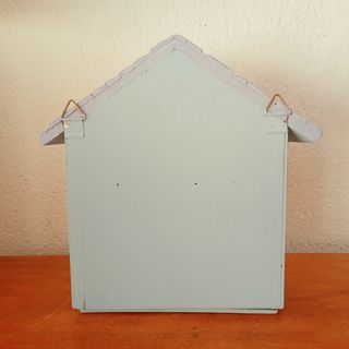 CASITA DE MADERA CON PAREJA DE RATONES TIPO MAILEG