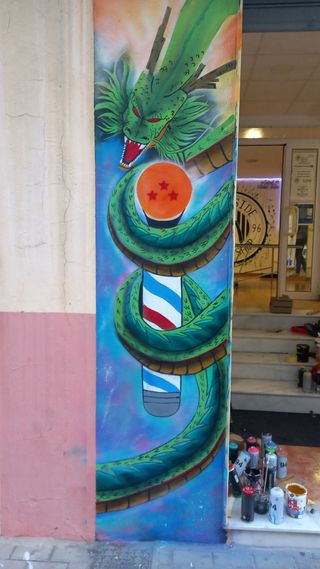 Se pinta todo  tipo de objetos y paredes