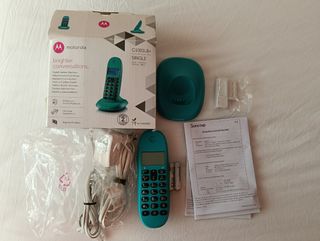 Teléfono single Motorola inalámbrico