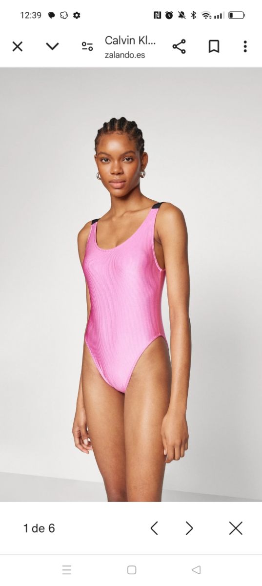 Bañador rosa nuevo de Calvin Klein