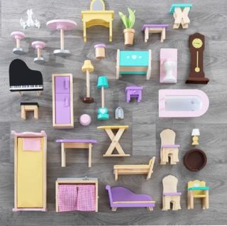 Casita de muñecas "Grand View Kidkraft" Barbies 