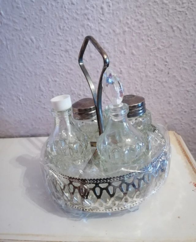 Bonito juego de cristal