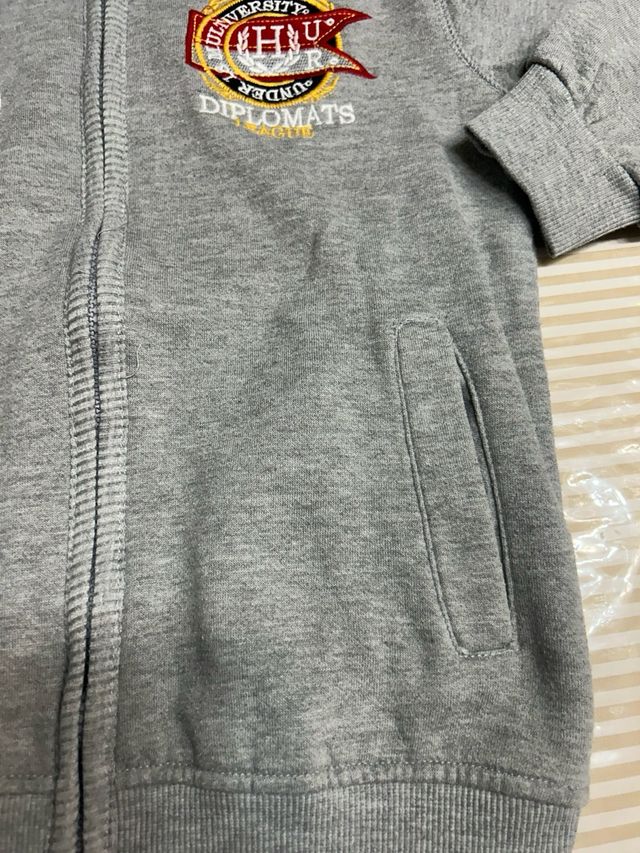 Felpa grigio 12 anni