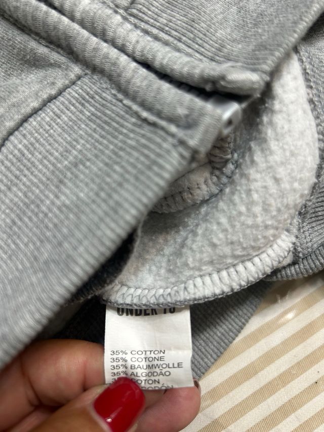 Felpa grigio 12 anni