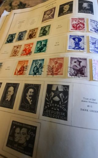 ALBUM DE SELLOS ANTIGUO