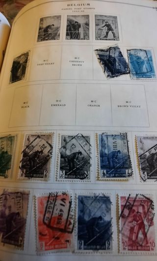 ALBUM DE SELLOS ANTIGUO