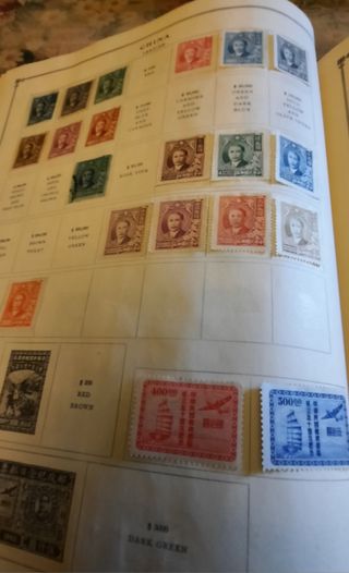 ALBUM DE SELLOS ANTIGUO